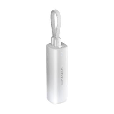 VENTION 5000mAh Power Bank (USB-C + Lightning) 20W Gray Light Indicator Display Type Model # FHWM0