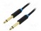 VENTION 6.5mm Male to Male Audio Cable 0.5M Black Model # BAABD