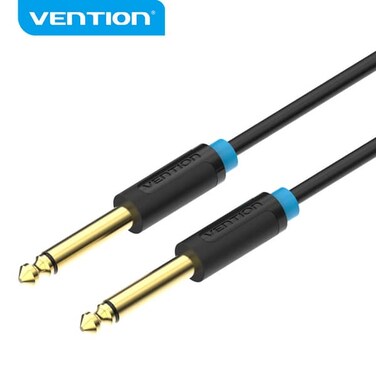 VENTION 6.5mm Male to Male Audio Cable 1M Black Model # BAABF