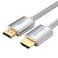 VENTION Cotton Braided HDMI Cable 0.75M Silvery Metal Type Model # AABIE