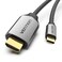 VENTION Type-C to HDMI Cable 1.5M Black Metal Type Model # CGSBG