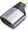 VENTION Type C Male to HDMI Female Adapter Gray Aluminum Alloy Type Model # TCAH0