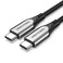 VENTION Cotton Braided USB-C 3.1 Extension Cable  1M Gray Model # TABHF