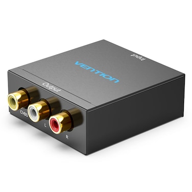 VENTION HDMI to RCA Converter Black Metal Type Model # AEEB0