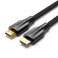 VENTION Cotton Braided 8K HDMI Cable 1.5M Black Model # AAUBG