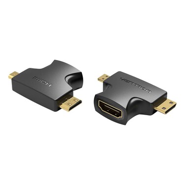 VENTION Micro HDMI Male to HDMI Female Adapter Black Model # AITB0