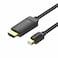 VENTION 4K Mini DisplayPort to HDMI Cable 1.5M Black Model # HAHBG