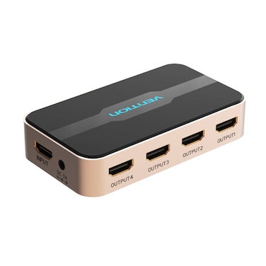VENTION 1 In 4 Out HDMI Splitter Black Model #   ACCG0