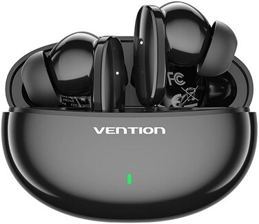 VENTION HiFun Ture Wireless Bluetooth Earbuds Black Model # NBFB0