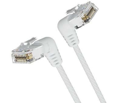 VENTION Cat6A UTP Rotate Right Angle Ethernet Patch Cable 0.5M White Slim Type Model # IBOWD