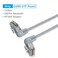 VENTION Cat6A UTP Rotate Right Angle Ethernet Patch Cable 1.5M Gray Slim Type Model # IBOHG