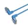 VENTION Cat6A UTP Rotate Right Angle Ethernet Patch Cable 1.5M Blue Slim Type Model # IBOLG