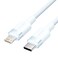VENTION USB 2.0 Type-C Male to Lightning Male 3A Cable 2M Blue Aluminum Alloy Type Model# LALSH