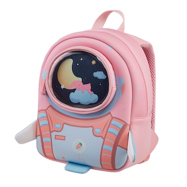 Nohoo 3D Astronaut Kids School Bag/Activity Bag 10" - Pink