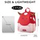 Nohoo 3D Cute Angel Kids School Bag/Activity Bag 10" - Red
