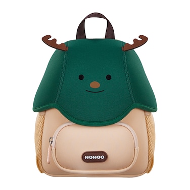Nohoo 3D Cute Reindeer Kids School Bag/Activity Bag 10"- Green