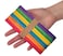 120 Pcs 6&rdquo; Colored Jumbo Wooden Craft Sticks, Rainbow Wooden Popsicle Sticks, Wide Lollipop Sticks, Treat Sticks Ice Pop Sticks fir Creative Designs or Kids Education, Home Art Projects