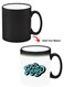 Color Changing Heat Sensitive Ceramic Mug, Image Revealed When HOT Liquid is Added! Be happy