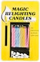 Pack of 10, Magic Relighting Birthday Candles (Multicolor), for Birthday, Baby Shower, Wedding Party &amp; Cake Decoration