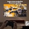 Smart Screen Projector: 5G WiFi, Bluetooth, Quadrangle Trapezoid Design, 1080P Android Projection for Movies, Music, TV, and Gaming (A009-Q1, Black)
