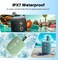 Tribit StormBox Mini+ Bluetooth Speaker 12W,360&deg;Surround Sound,12H Playtime,BT 5.4,IPX7 Waterproof,LED Lights,Custom EQ,TWS Pairing,Type-C, AAC/SBC Support,Portable for Home/Outdoor/Travel Green
