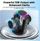 Tribit StormBox Mini+ Bluetooth Speaker 12W,360&deg;Surround Sound,12H Playtime,BT 5.4,IPX7 Waterproof,LED Lights,Custom EQ,TWS Pairing,Type-C, AAC/SBC Support,Portable for Home/Outdoor/Travel Green
