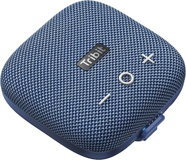 Tribit StormBox Micro 2 Portable Bluetooth Speaker: 90dB Loud Sound Deep Bass IP67 Waterproof Built-in Strap BT 5.3 Small Speaker, 12H Playtime for Outdoor/Camping/Biking, 120ft Bluetooth Range(Blue)
