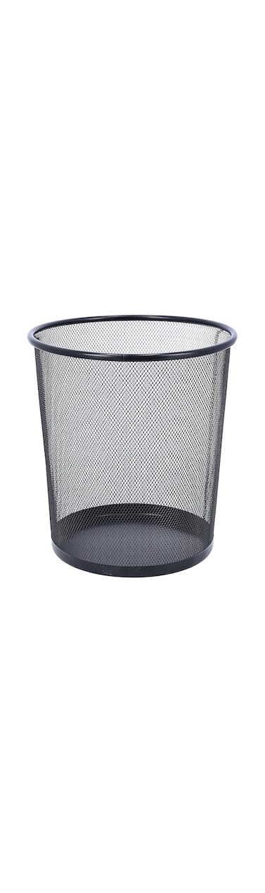 Royalford mesh waste bin portable round metal small trash can wastebasket, garbage container bin paper bin compact design ideal for bathrooms, kitchens, home offices &amp; more,rf9956, multi