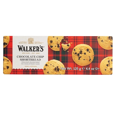 والكرز بسكويت شورت بريد بالزبدة النقية ورقائق الشوكولاتة  ، 125 غرام