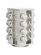 Dubai Gallery 16-Piece Spice Jar Set With Stand Silver