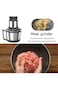 Electric Meat Grinder 3L Stainless Steel Chopper for Meat Vegetables Fruits Nuts with 4 Blades