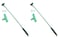 Pack of 2 Boyu Scraper Brush With Blade - Green - 60cm