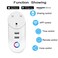 UanTii WiFi Smart Plug Tuya Smart Socket Timer Schedule Socket for Smart Home App Remote Control Compatible with Amazon Alexa Google Assistant Siri 16A
