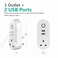 UanTii WiFi Smart Plug Tuya Smart Socket Timer Schedule Socket for Smart Home App Remote Control Compatible with Amazon Alexa Google Assistant Siri 16A
