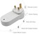 UanTii WiFi Smart Plug Tuya Smart Socket Timer Schedule Socket for Smart Home App Remote Control Compatible with Amazon Alexa Google Assistant Siri 16A
