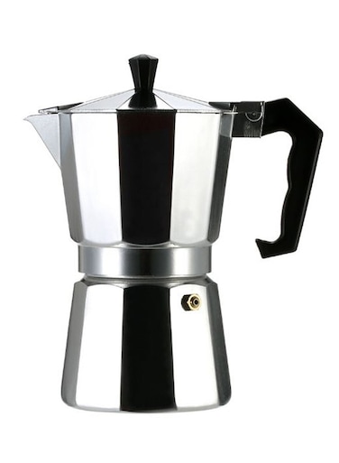 Espresso Percolator Coffee Maker Silver/Black