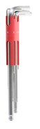 Jetech Hex Key Set, 9-Piece Metric Allen Key Set, 1.5-10mm, Anti-Slip Ball End Short Hex Wrench Set, Hex Key Set for Disassembling Mechanical Equipment, Vehicle, and Bicycle Repairs - BS-C9