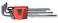 Jetech 9-Piece Hex Key Wrench Set, Metric, Heat-Treated, L-Style, Flat Plated, Advanced Synthetic Steel, High Hardness, Large, 1.5mm to 10mm Allen Key Set - PL-C9