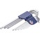 Jetech Hex Key Set, 9-Piece Allen Key Set, 1/6 Inch - 3-8 Inch, Anti-Slip Long Ball End Hex Wrench Set, Hex Key Set for Disassembling Mechanical Equipment, Vehicle, and Bicycle Repairs - BL-C9IN