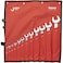Jetech 12-Piece Metric Wrench Set - Industrial Grade Chrome Vanadium Steel with 12-Point Offset Design, 15-Degree Angle, Includes 6mm-32mm Sizes - COM-S12