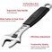 Jetech 10-inches Adjustable Wrench with Softgrip Handle - Professional Shifter Spanner with Wide Caliber Opening - AWS-10