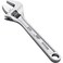 Jetech 8-Inch Adjustable Wrench, Professional Heavy Duty Chrome Vanadium Steel Shifter Spanner with Inch/Metric Scale, Wide Caliber Opening - AW-8