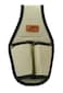 Jetech Tool Pouch, Binoculus Tool Bag Small Size, Tool Pouch with Pockets, Extra-Thick Polyester Fiber, Great Electrician Holster, Beige - BA-S1