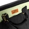 Jetech 14-Inch Heavy-Duty Tool Bag, Waterproof Top Wide Mouth Tools Storage Bag with Adjustable Shoulder Strap MultiPurpose Organizer Bag for Construction Gardening Man - BA-L1