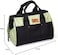 Jetech 14-Inch Heavy-Duty Tool Bag, Waterproof Top Wide Mouth Tools Storage Bag with Adjustable Shoulder Strap MultiPurpose Organizer Bag for Construction Gardening Man - BA-L1