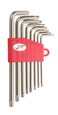 Jetech 8-Piece Star Wrench Set, Tamper-Resistant Torx Key Wrench Set, Small Length Security Star Keys (with Hole), S2 Steel, Chrome Plated, Size Includes TT9, TT10, TT15, TT20, TT25, TT27, TT30, TT40 &ndash; SWM-8
