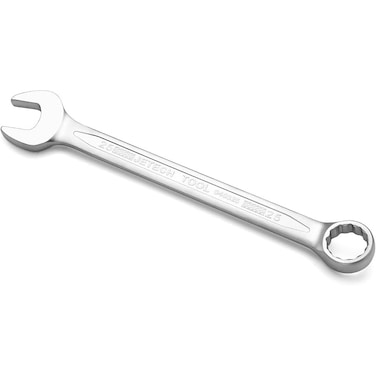 Jetech 25mm Combination Wrench - Industrial Grade Spanners with 12-Point Design, 15-Degree Offset, Made with Durable Chrome Vanadium - COM-25