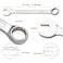 Jetech 27mm Combination Wrench - Industrial Grade Spanners with 12-Point Design, 15-Degree Offset, Made with Durable Chrome Vanadium - COM-27