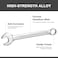 Jetech 27mm Combination Wrench - Industrial Grade Spanners with 12-Point Design, 15-Degree Offset, Made with Durable Chrome Vanadium - COM-27