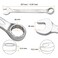 Jetech 28mm Combination Wrench - Industrial Grade Spanners with 12-Point Design, 15-Degree Offset, Made with Durable Chrome Vanadium - COM-28